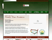 Tablet Screenshot of familytreeproduce.com